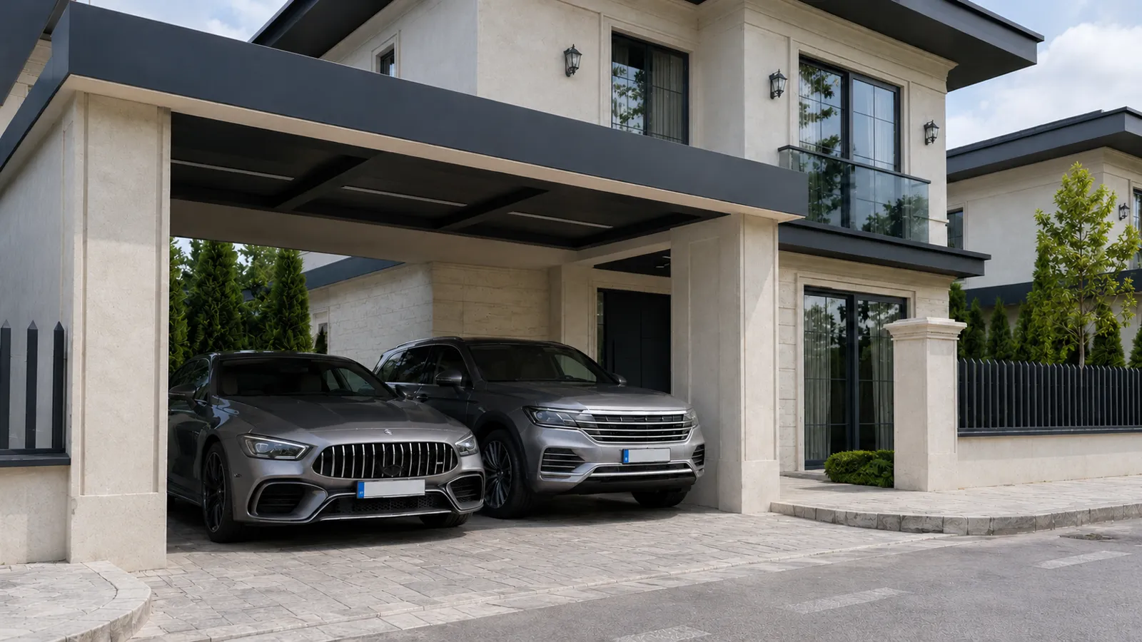 Villa Flora — Villa Girişi ve Otopark