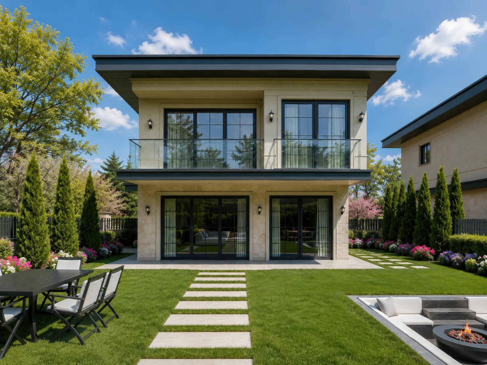 Villa Flora — Arka Bahçe