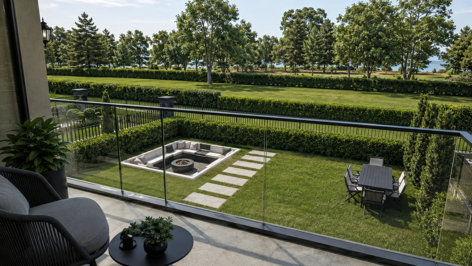 Villa Flora — Teras ve Oturma Alanı